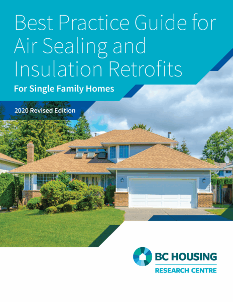 BC Housing PDF Guide to Air Sealing